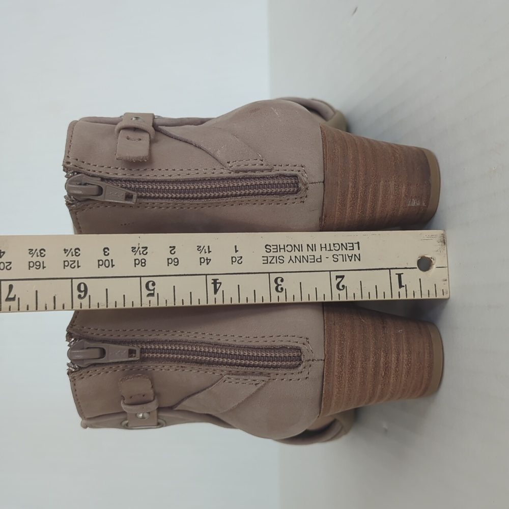 Earth Ivy Sahara Open Toe Leather Shooties 9W Tan - Picture 11 of 16